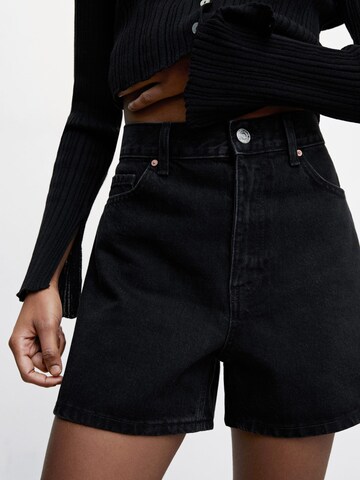 MANGO Regular Jeans 'Zoe' in Black