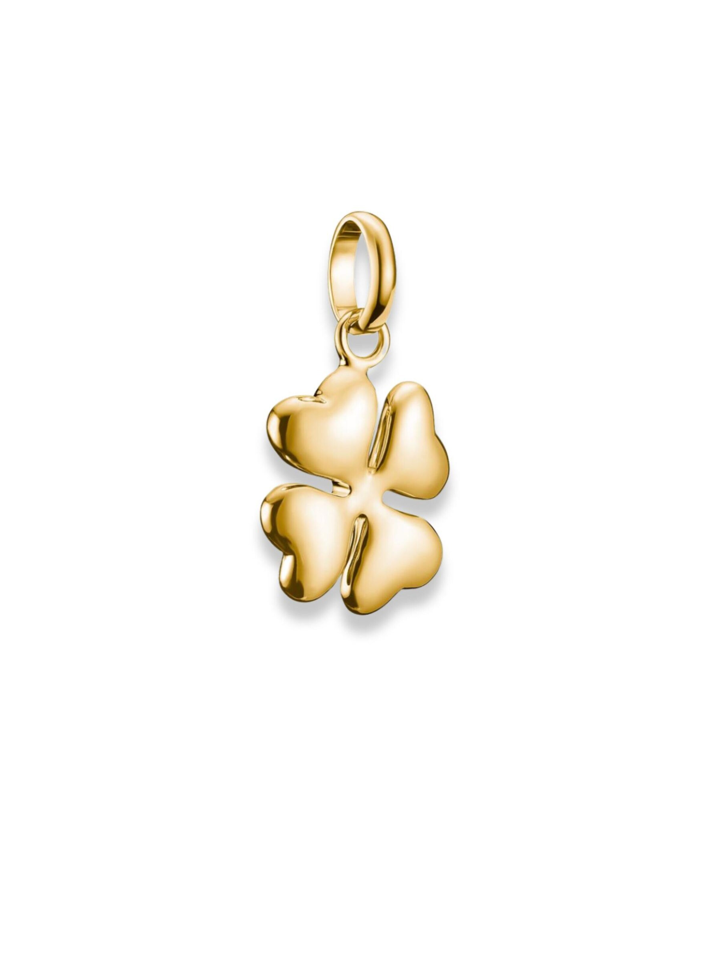 Pendentif 'Lucky Clover' Thomas Sabo en or : devant