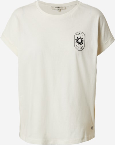 Tricou GARCIA pe negru / alb murdar, Vizualizare produs