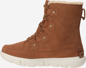 SOREL Schnürstiefelette 'Explorer Next™ Joan' in Braun