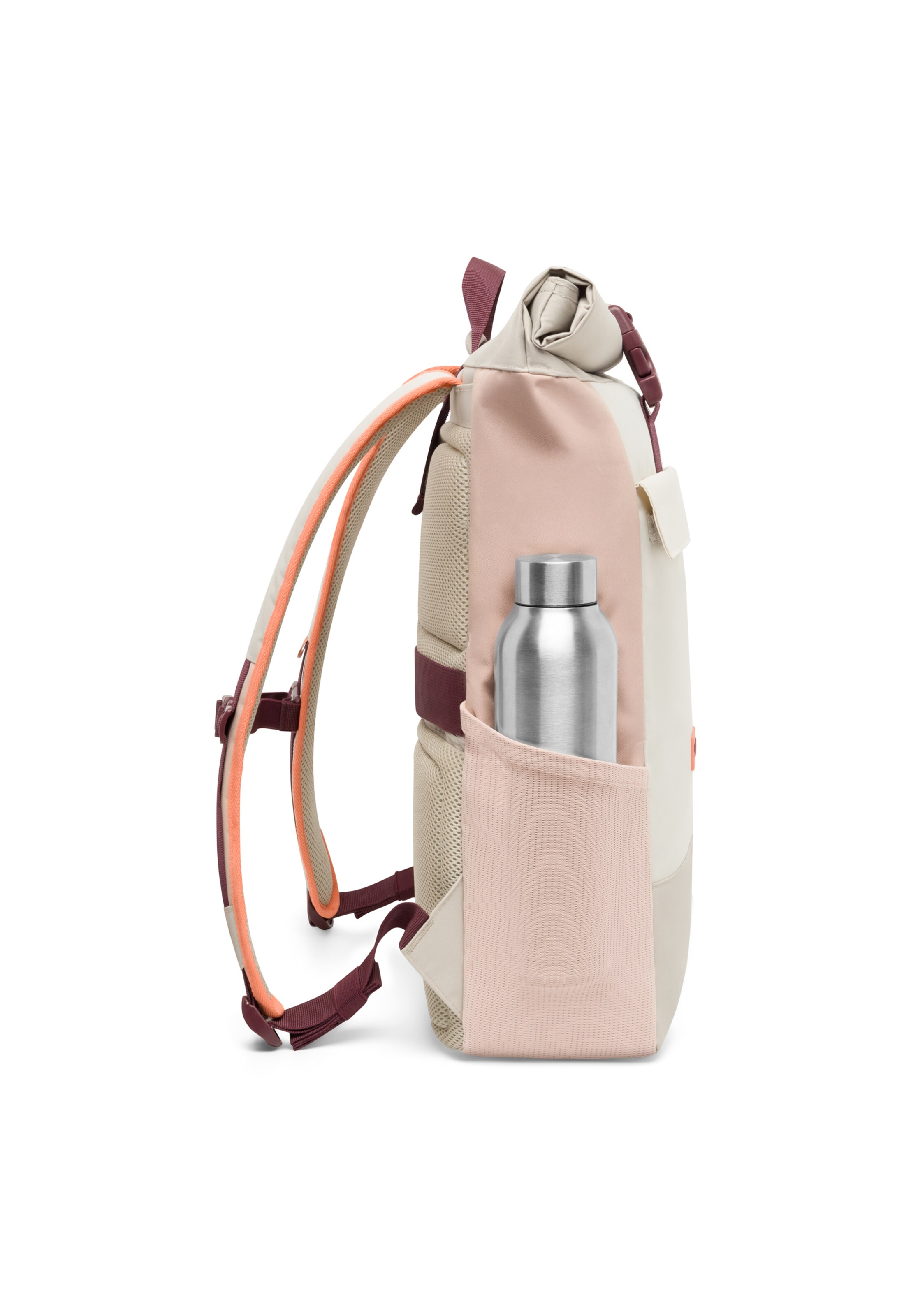 Zaino 'No 4' di LARKSON in beige: lato