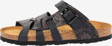 Mule 'Kreta' Palado en noir : devant