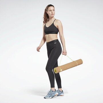 Reebok - Skinny Calças de desporto em preto