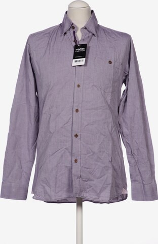 Ted Baker Button Up Shirt in M in Purple: front