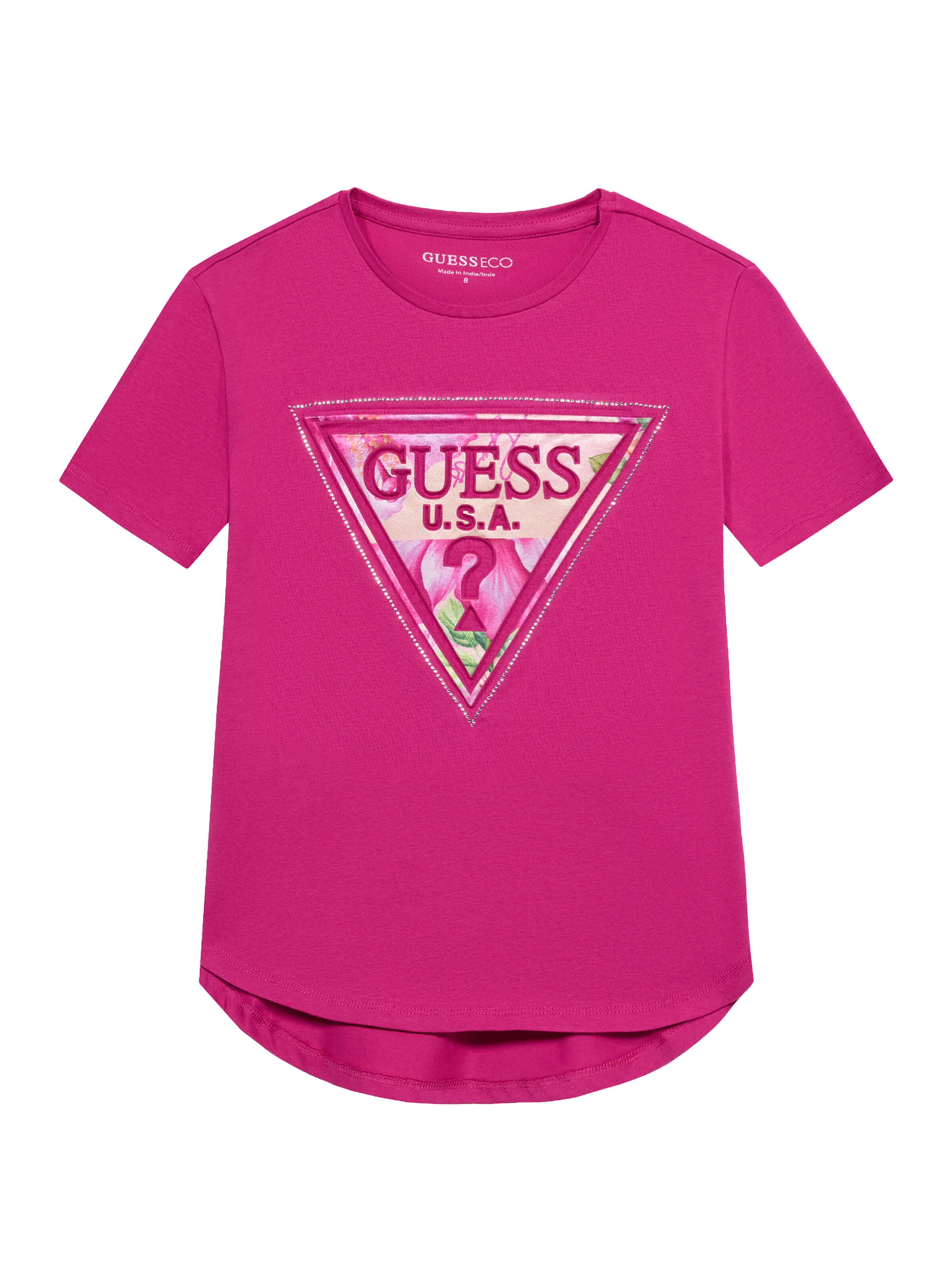 GUESS T-Shirt in Pink: Vorderseite
