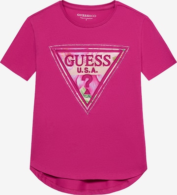 GUESS T-Shirt in Pink: Vorderseite