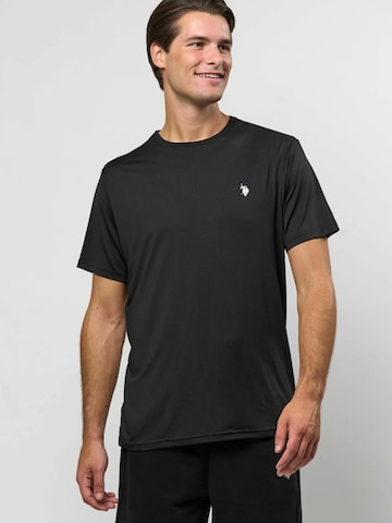 U.S. POLO ASSN. Regular Fit T-shirt ' Nick ' in Schwarz: Vorderseite