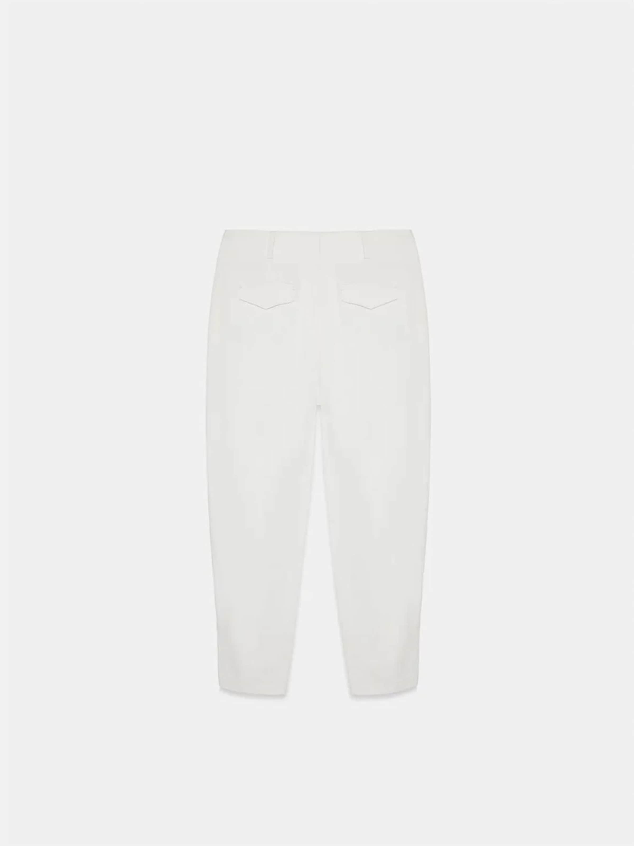 Dilvin Wide leg Pants in White