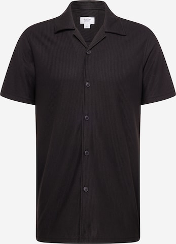 BURTON MENSWEAR LONDON - Slim Fit Camisa em preto: frente
