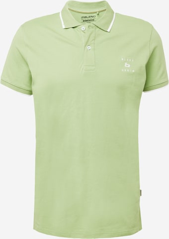 BLEND Тениска в зелено: отпред