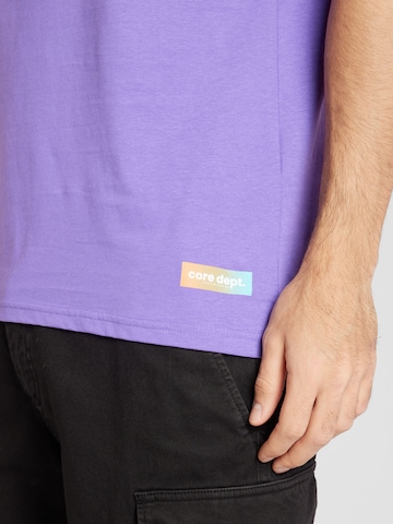 T-Shirt 'THREAD PHOTO' JACK & JONES en violet