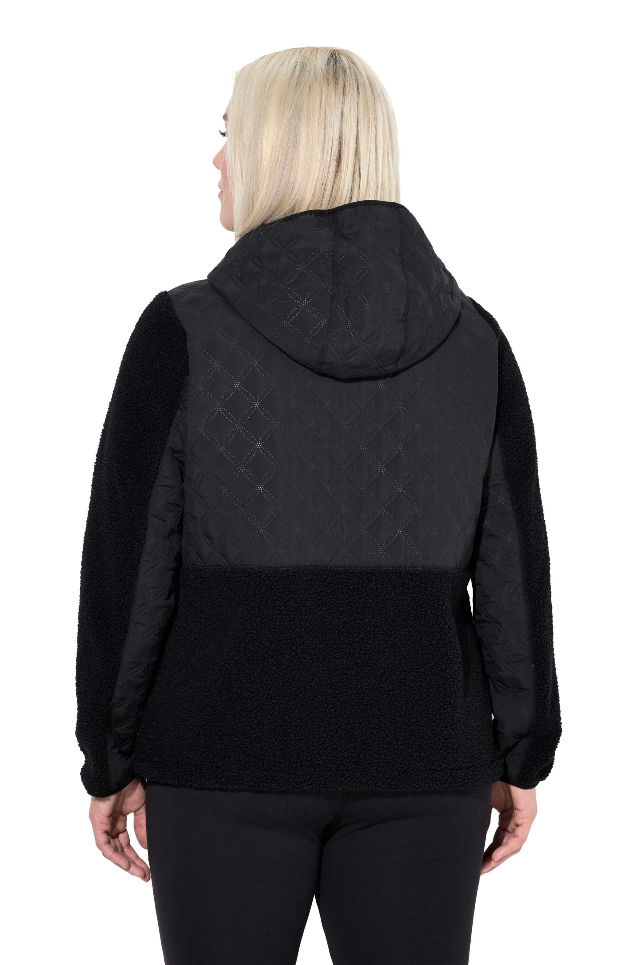 Ulla Popken Sweat jacket in Black