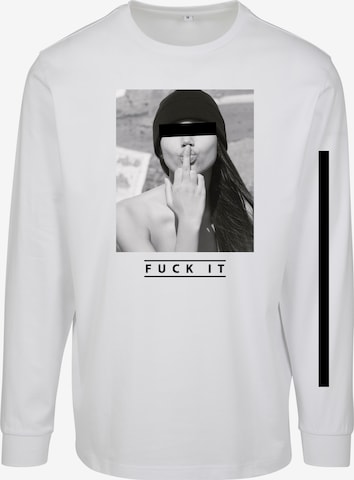 MT Men Shirt 'Fuck it' in Weiß: predná strana