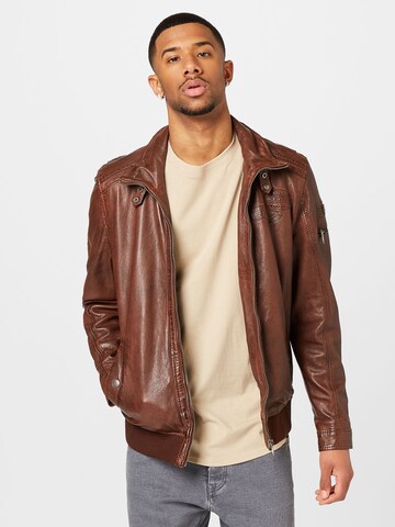 Gipsy Between-Season Jacket 'Canjon' in Brown: front