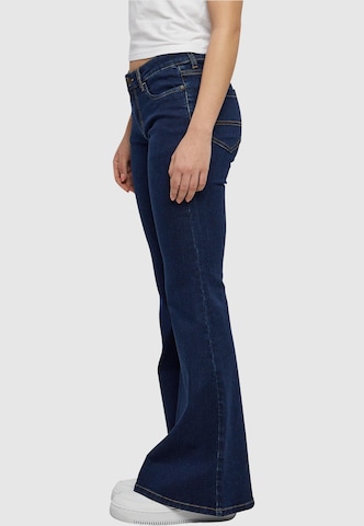 Urban Classics Flared Jeans i blå
