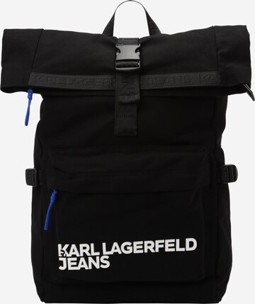 KARL LAGERFELD JEANS Rucksack in Schwarz: predná strana