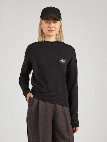 Calvin Klein Jeans Regular Sweater in Black: front