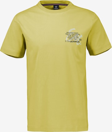 LERROS Shirt in Geel: voorkant