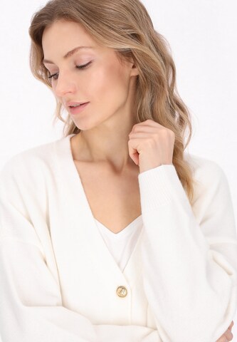 Cardigan DreiMaster Maritim en blanc