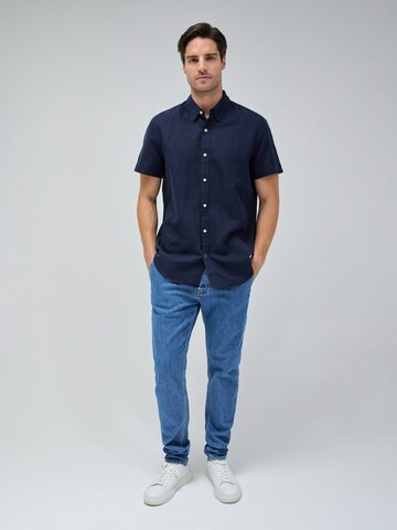 Salsa Jeans Regular Fit Hemd in Blau