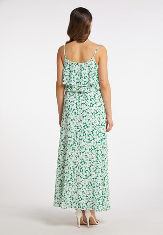 Rochie de la faina pe verde