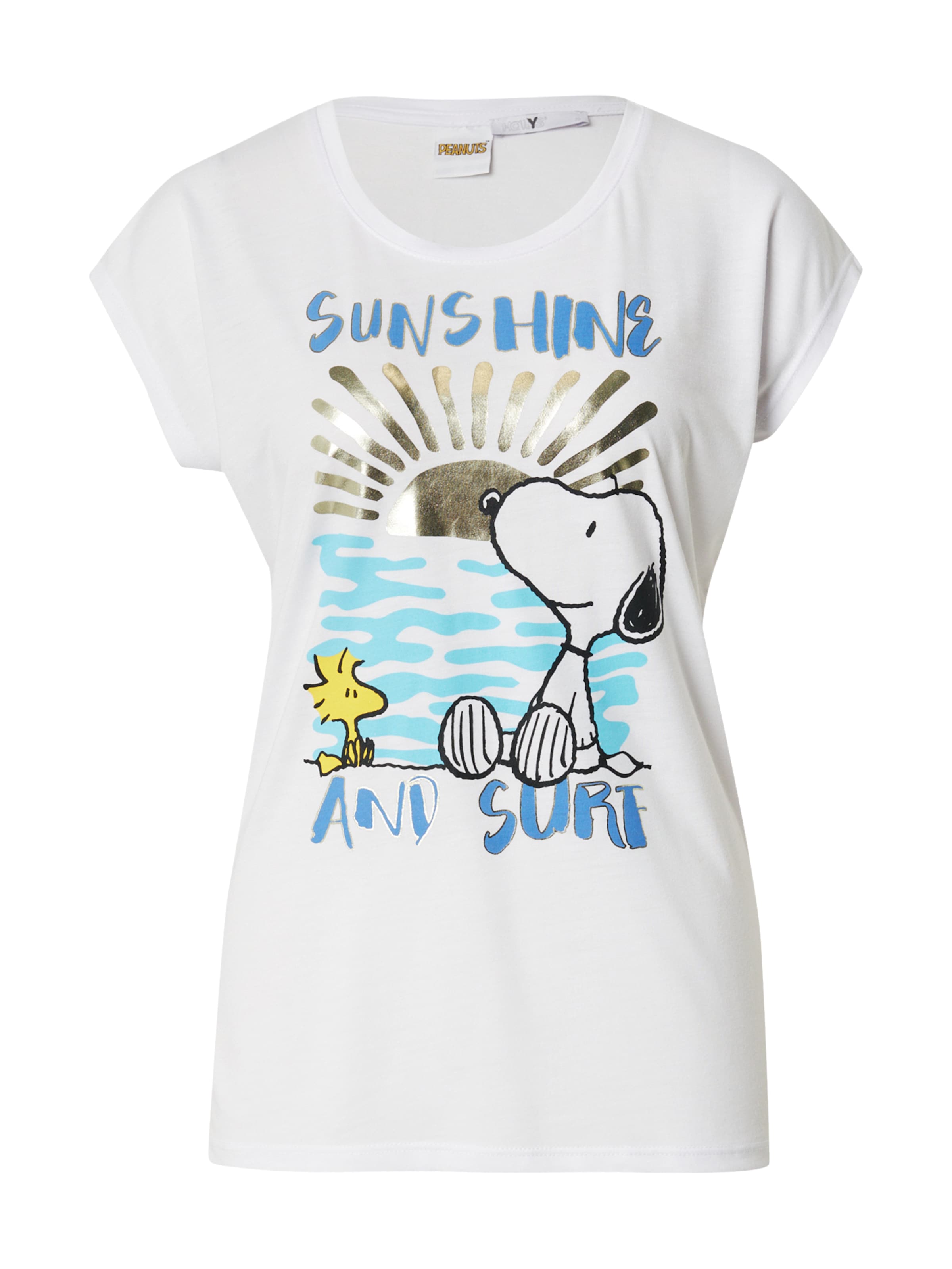 Hailys Tričko 'Su44nny' - Biela: predná strana