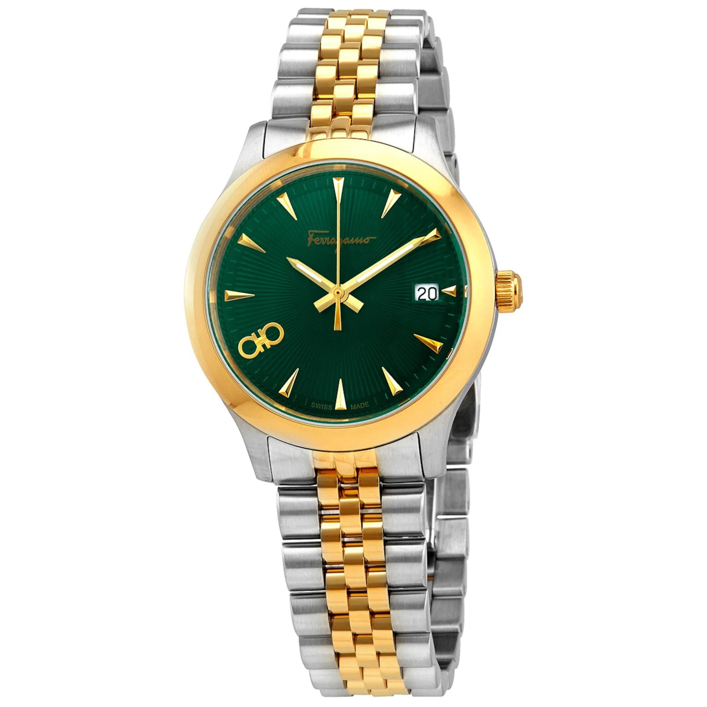 Salvatore Ferragamo Analog Watch in Green: front