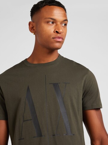 ARMANI EXCHANGE Средняя посадка Футболка '8NZTPA' в Зеленый