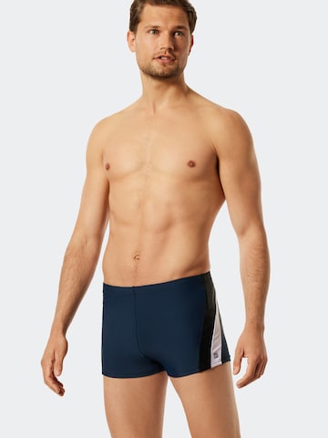 SCHIESSER Swim Trunks 'Aqua' in Blue