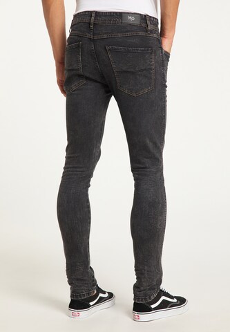 MO Slimfit Jeans i svart