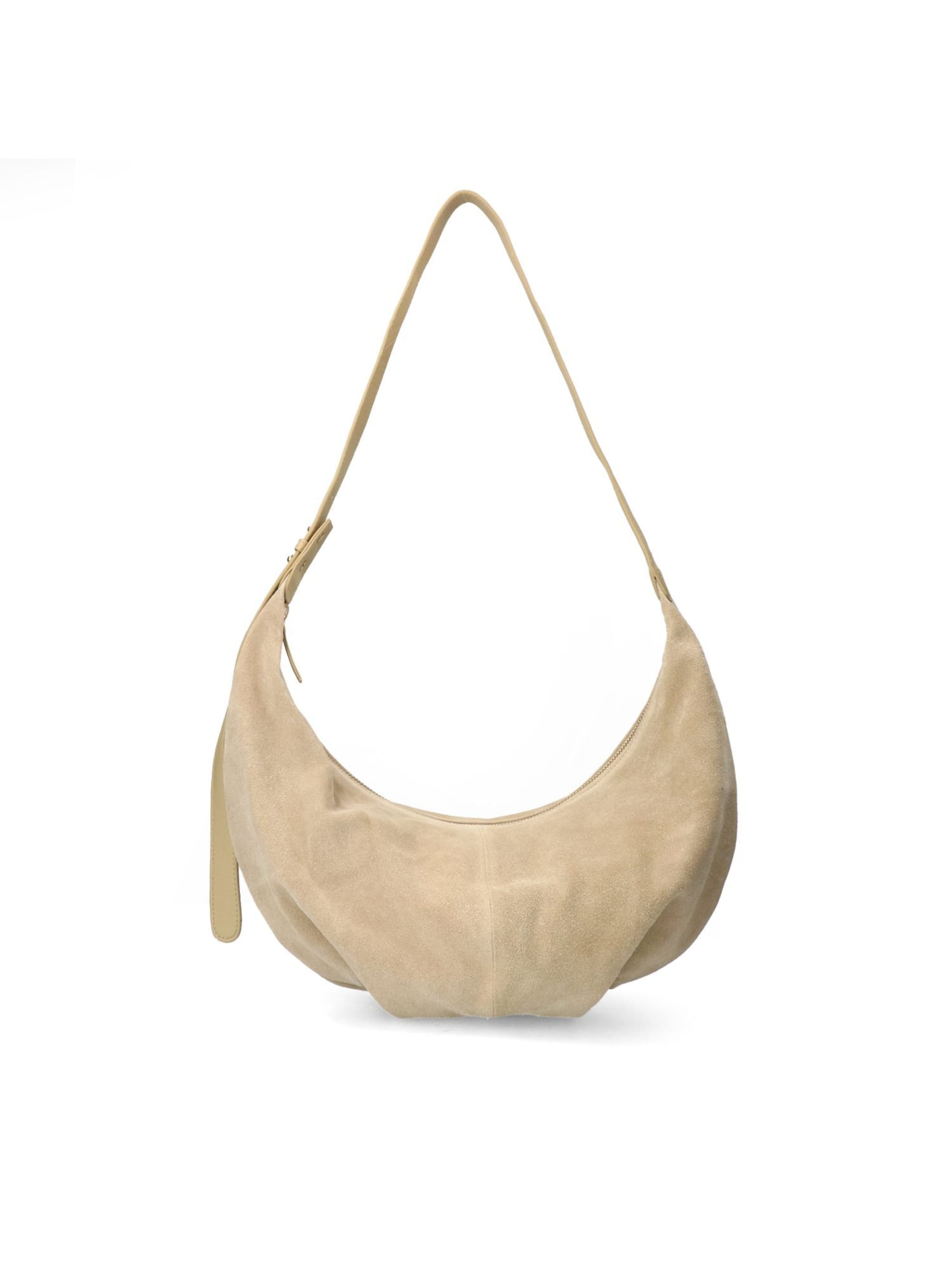 MANFIELD Schultertasche in Beige: Vorderseite