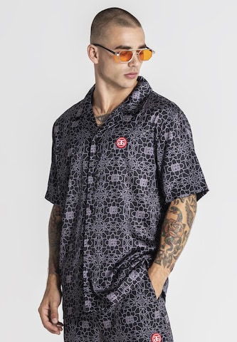 Coupe regular Chemise Gianni Kavanagh en noir : devant