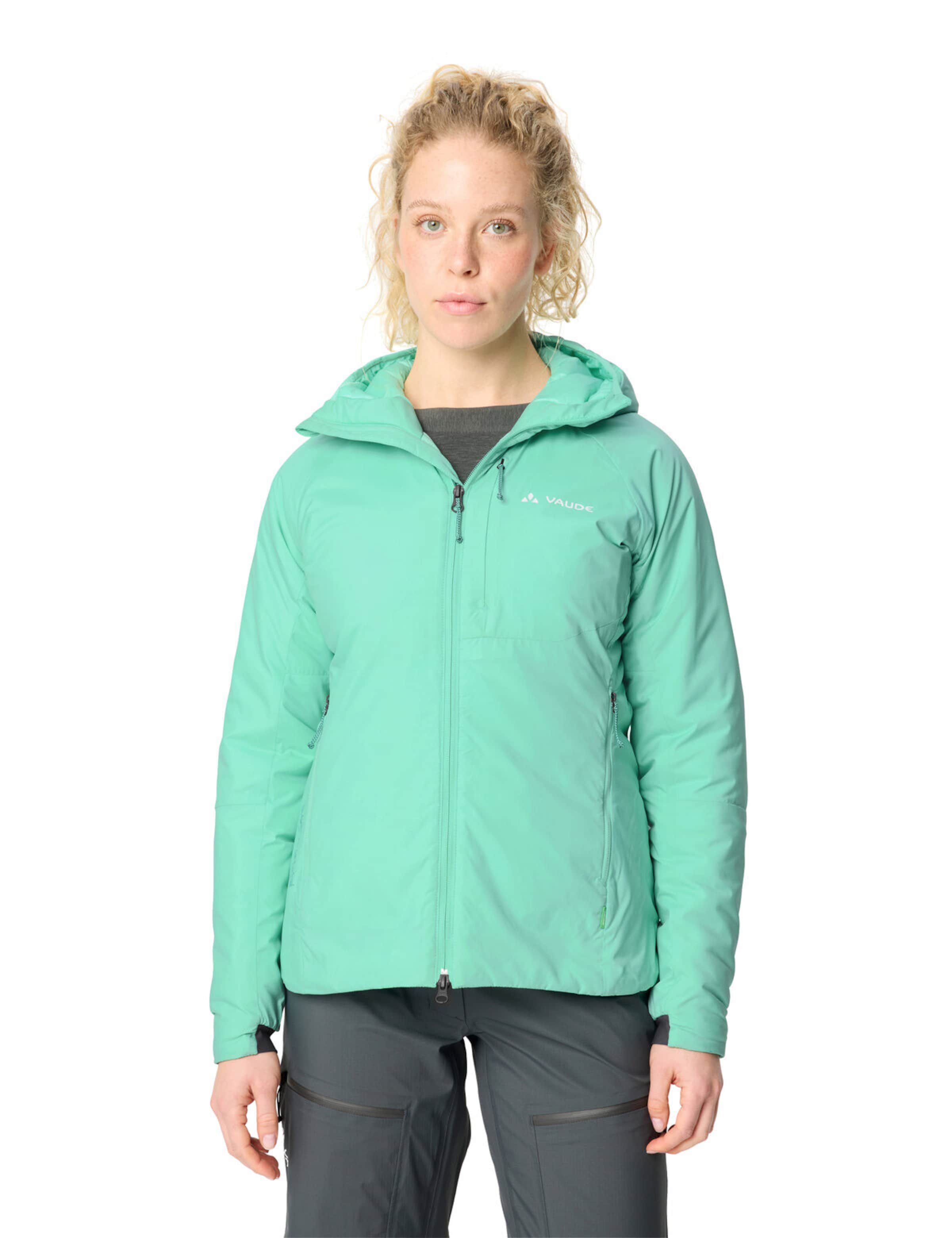 VAUDE Outdoorjacke 'Monviso' in Grün: Vorderseite
