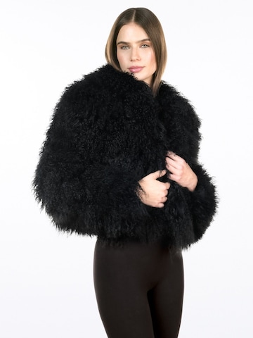 WeLoveFurs Winterjacke 'Lammfell Jacke CHLOÈ'‌‌‌‌‌‌‌‌ in Schwarz
