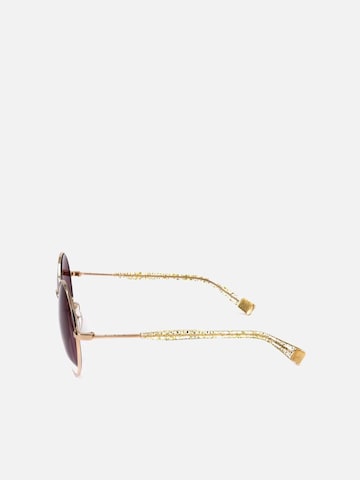 FURLA Sunglasses 'Furla SFU235 Shiny palladium 56/20/135 Women Sunglasses' in Gold