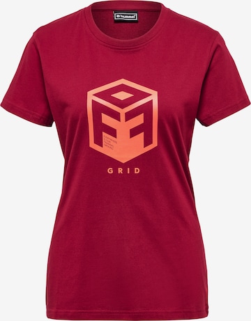 Hummel Performance Shirt 'Offgrid' in Red: front