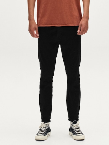 GABBA Regular Jeans 'Alex Dusa' in Schwarz: Vorderseite