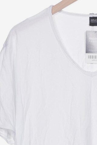 REPLAY T-Shirt XXL in Weiß