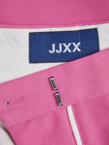 JJXX - Loosefit Calças com vincos 'Mary' em rosa