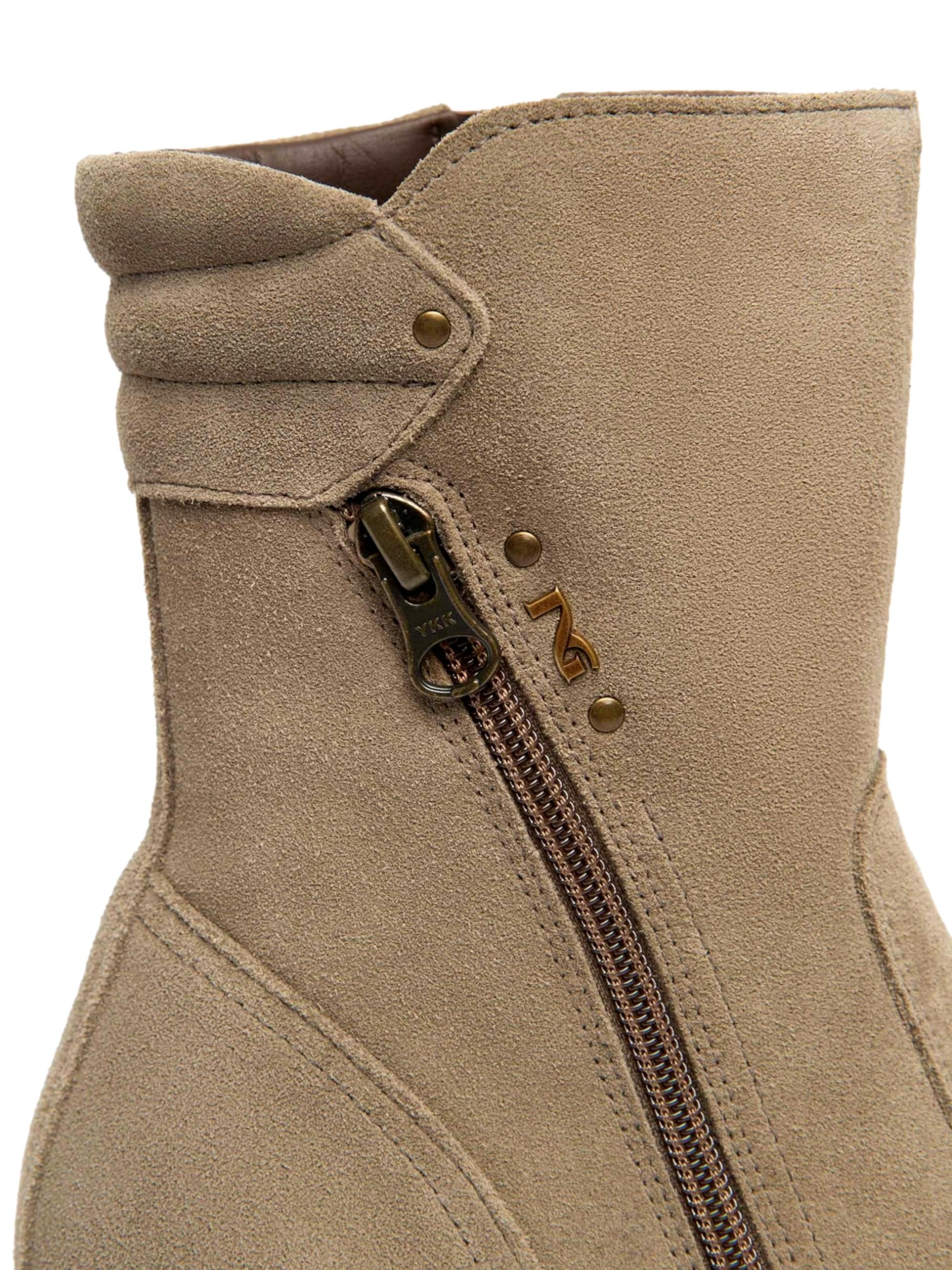 Bottines Nero Giardini en beige