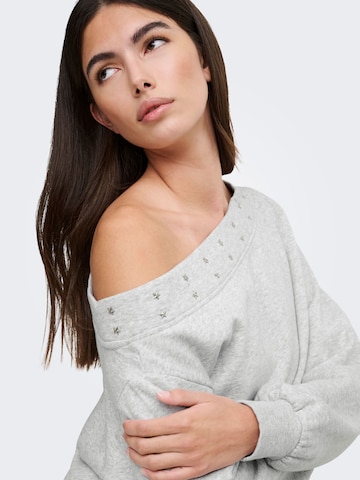 ONLY Sweatshirt i grå