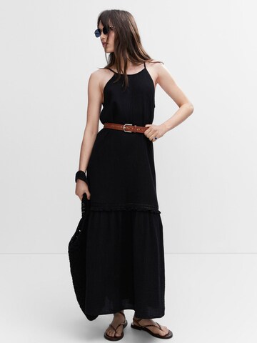 MANGO Summer Dress 'Bambula' in Black