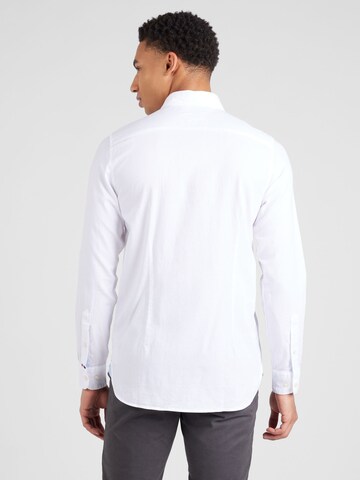 TOMMY HILFIGER Regular fit Button Up Shirt 'Flex' in White