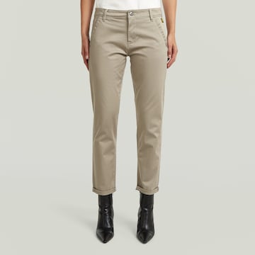 G-STAR Tapered Chino Pants 'Kate' in Beige: front