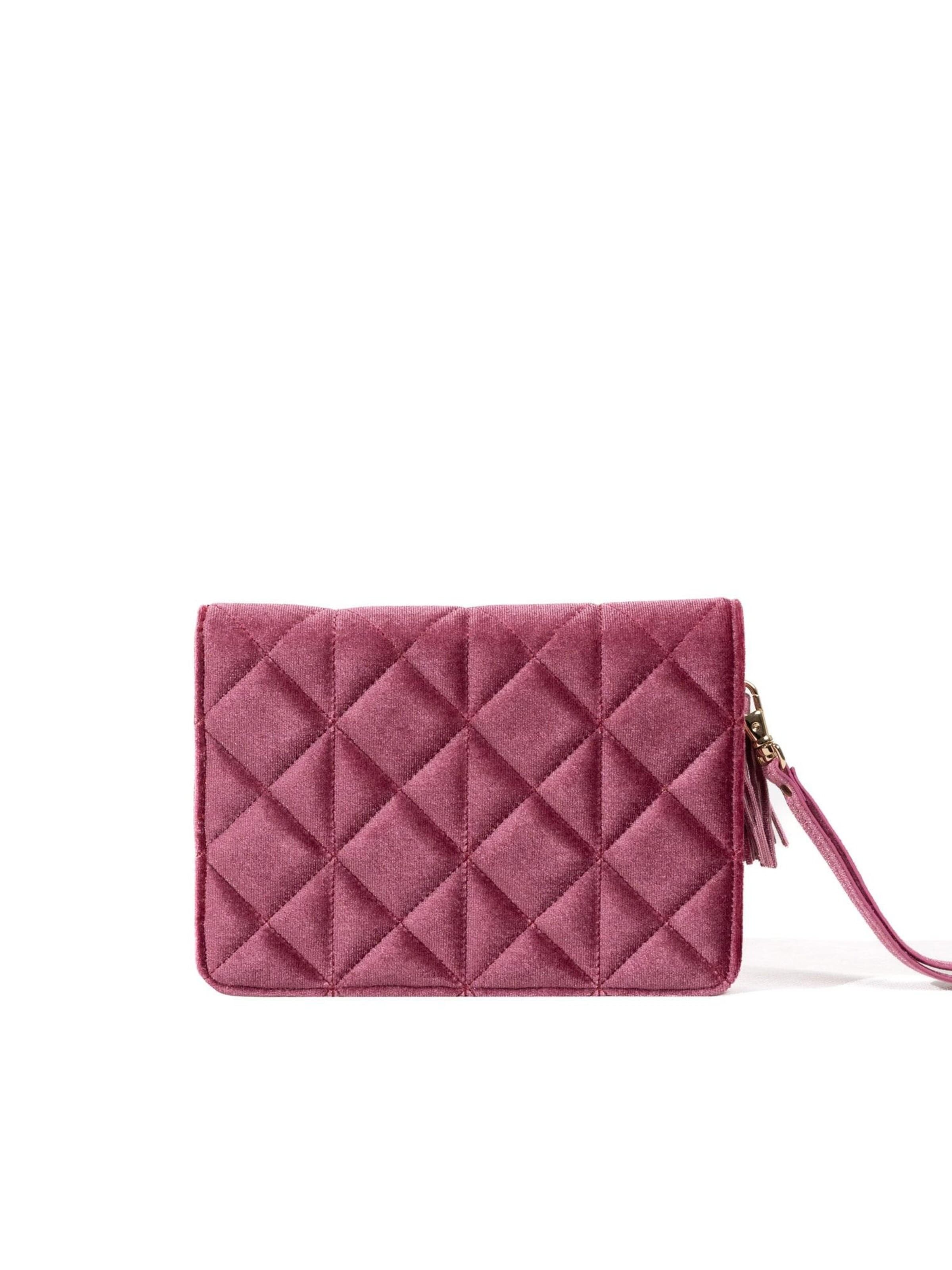 Friedrich23 Sieraden-bewaring 'Schmucketui CHENILLE' in Roze: voorkant
