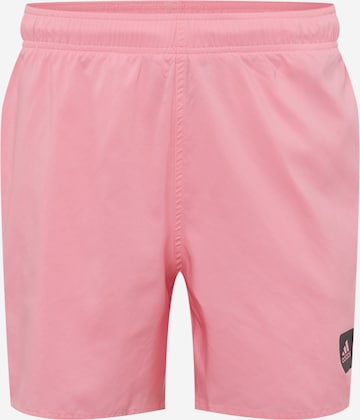 ADIDAS SPORTSWEAR Sportbadehose 'Short  Solid' in Pink: predná strana