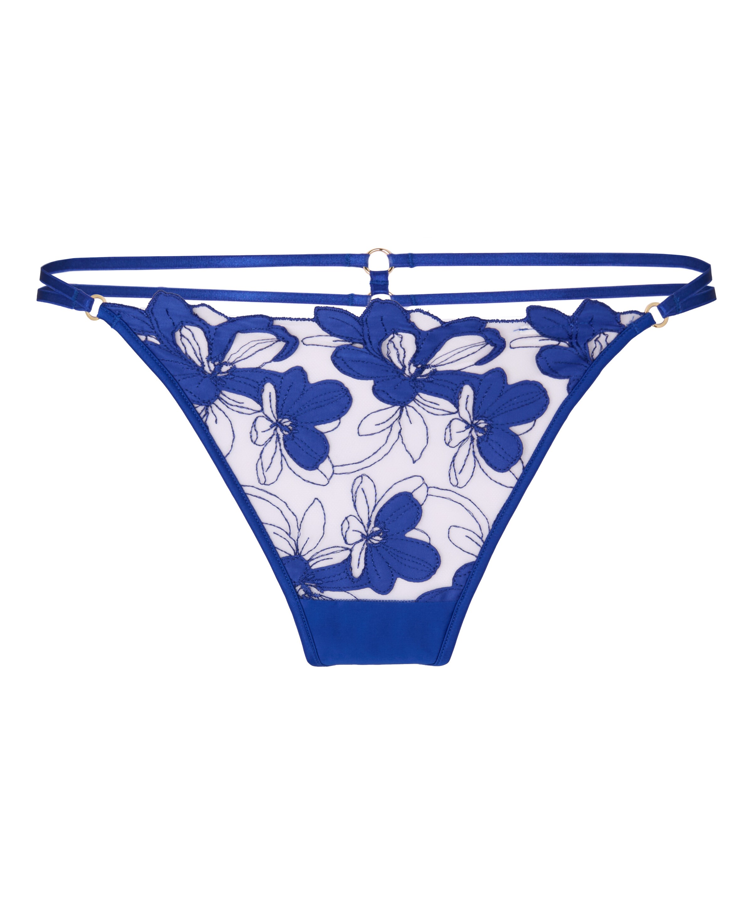 Hunkemöller String 'Beatrice' in Blue: front
