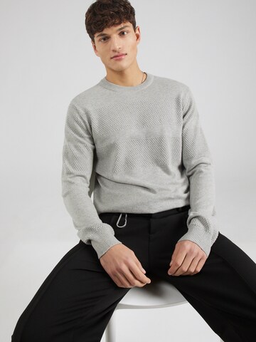 Pull-over 'CF KARL' Casual Friday en gris : devant