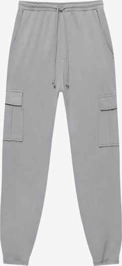 Pull&Bear Pantalon cargo en gris clair, Vue avec produit