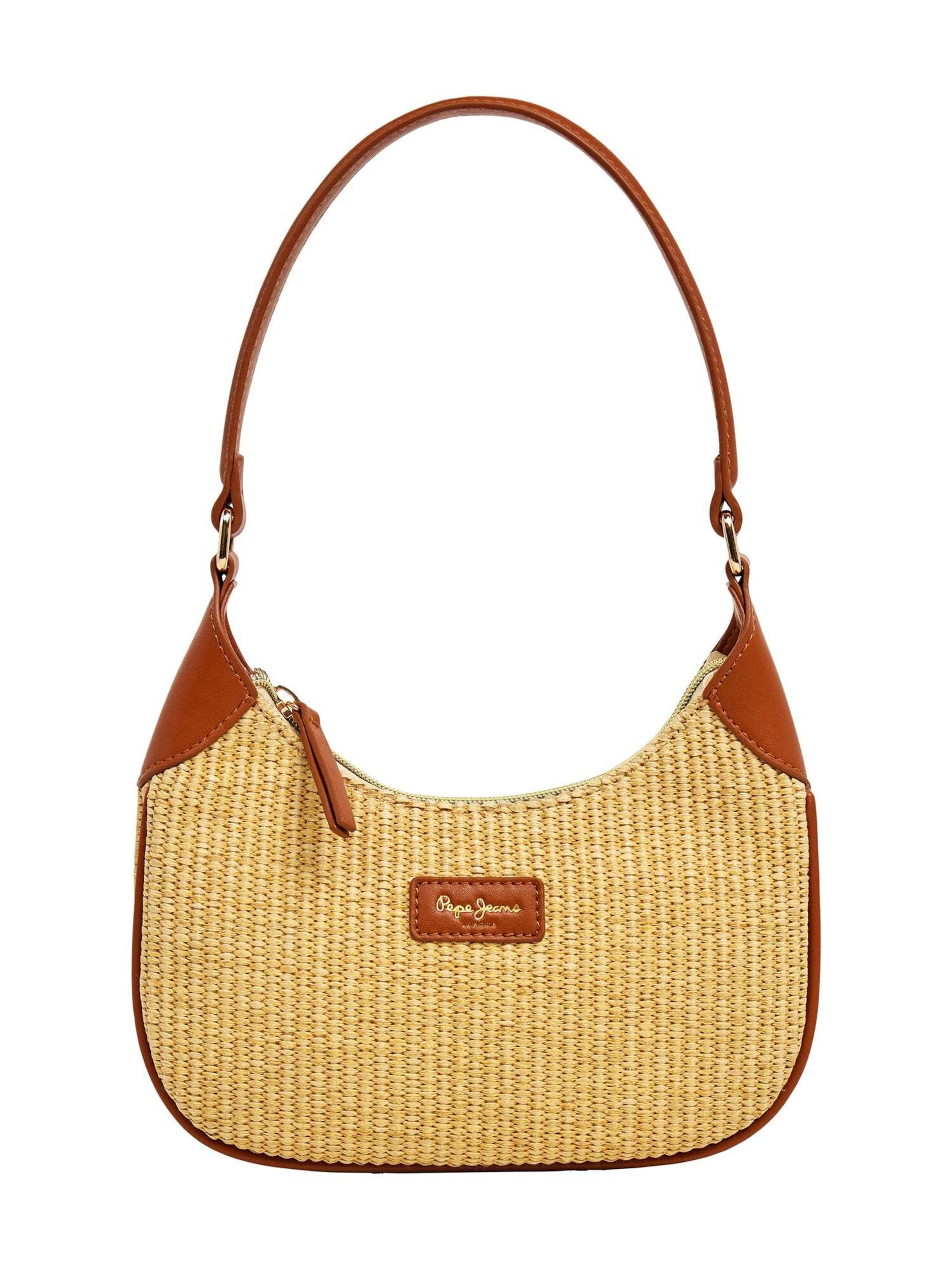 Sacs à main 'Trish' Pepe Jeans en beige : devant